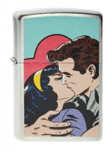 Zippo Pop Art Kissing Couple